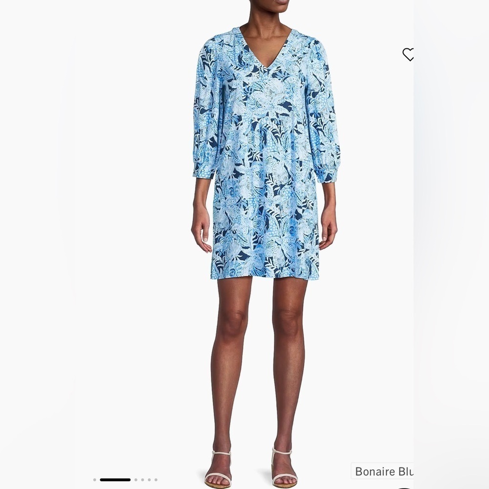 Lilly Pulitzer Cass Floral Cotton Dress - Picture 1 of 4